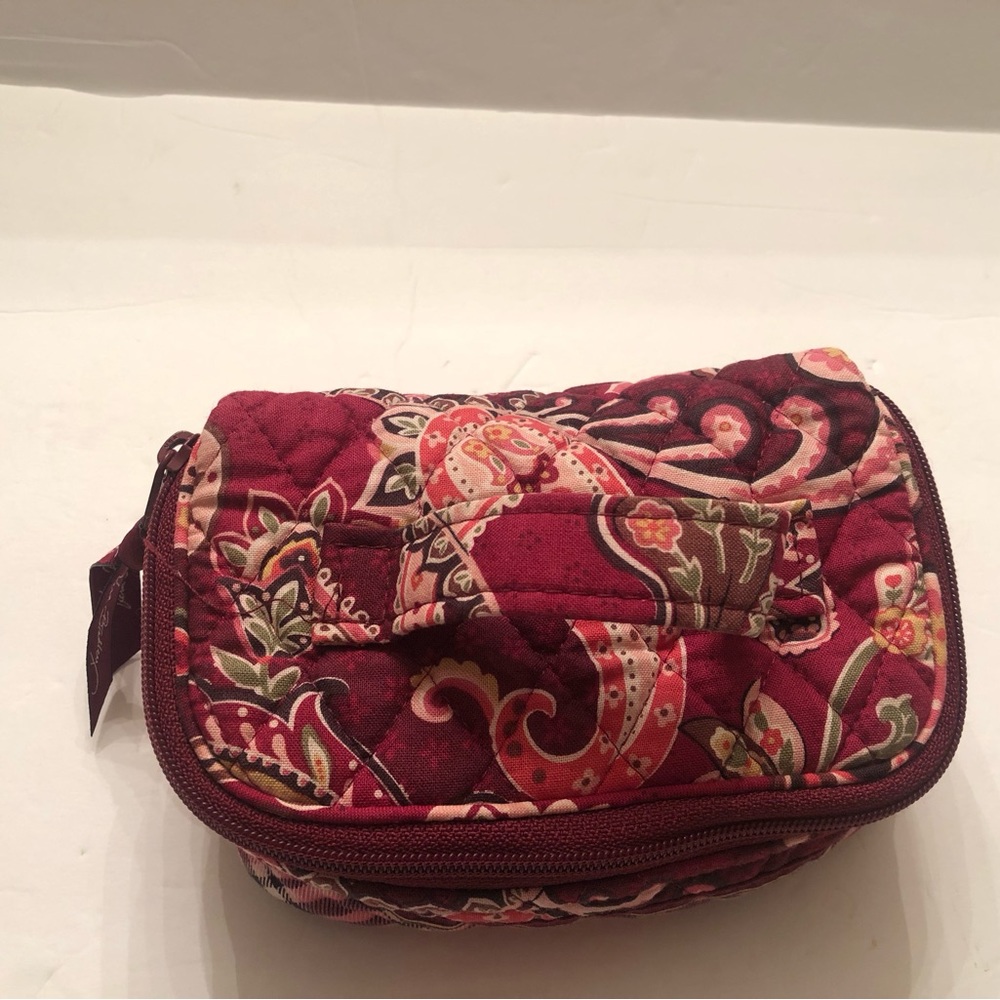 Vera Bradley jewelry organizer, Plum, coral, green - Picture 2 of 9